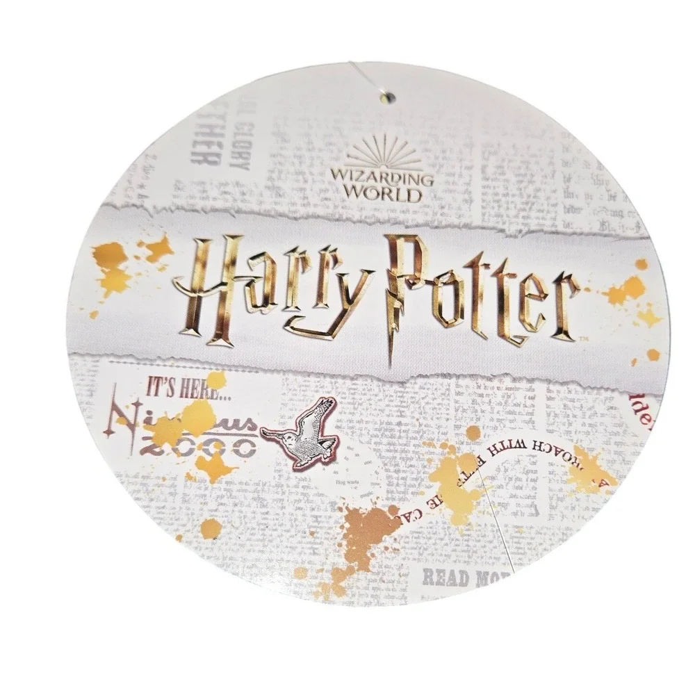 Harry Potter Gryffindor Hedwig Owl Backpack Grey Faux Leather HPCF03TJ NEW
